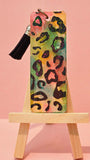 Neon Leopard Keychains