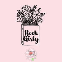 Book Girly Decals - Six Options