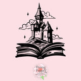 Castle and Book Decal