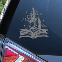 Castle and Book Decal