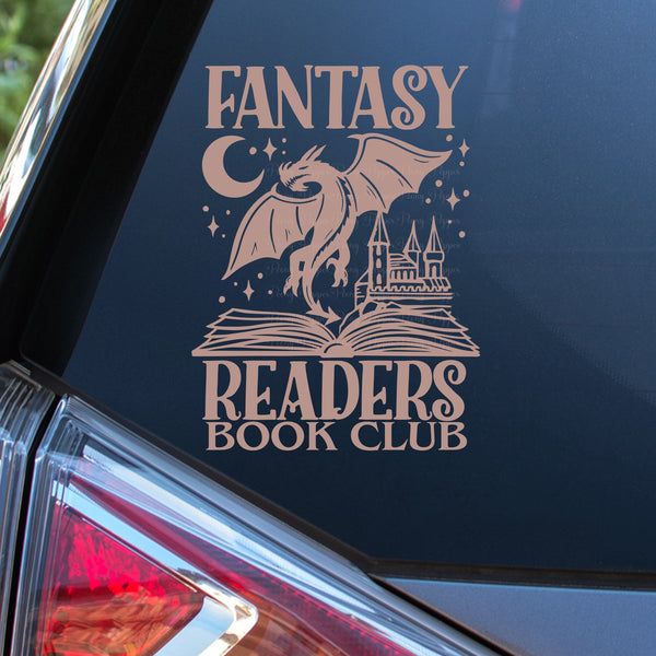 Fantasy Readers Book Club Decal