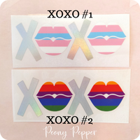 Pride XOXO Decals