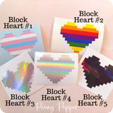 Pride Pixel Heart Decals