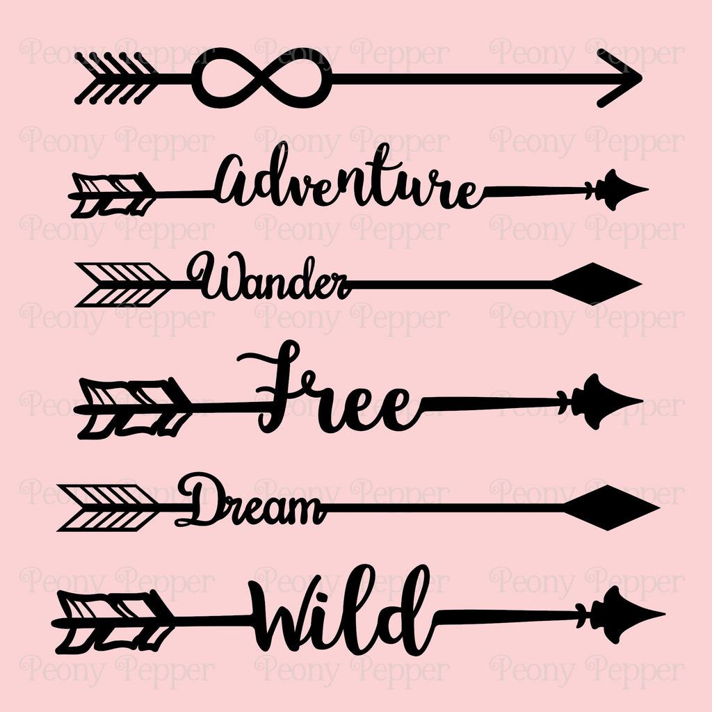 Arrow Decals – Peony Pepper