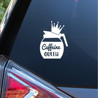 Caffeine Queen Decal - 5"