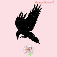 Grunge Ravens Decals