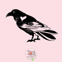Raven Love Decal