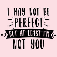 I May Not Be Perfect... Decal