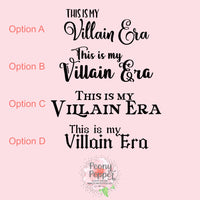 This is My Villain Era Decal