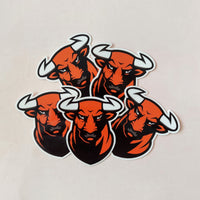Toro Stickers (5-pack) White Background