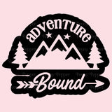 Adventure Bound Rounded Decal