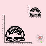 Adventure Bound Rounded Decal