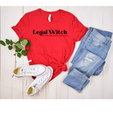 Legal Witch Tee - Five design options!