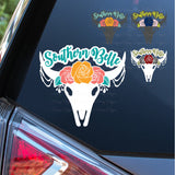 Southern Belle Skulls Decals - 4 Options